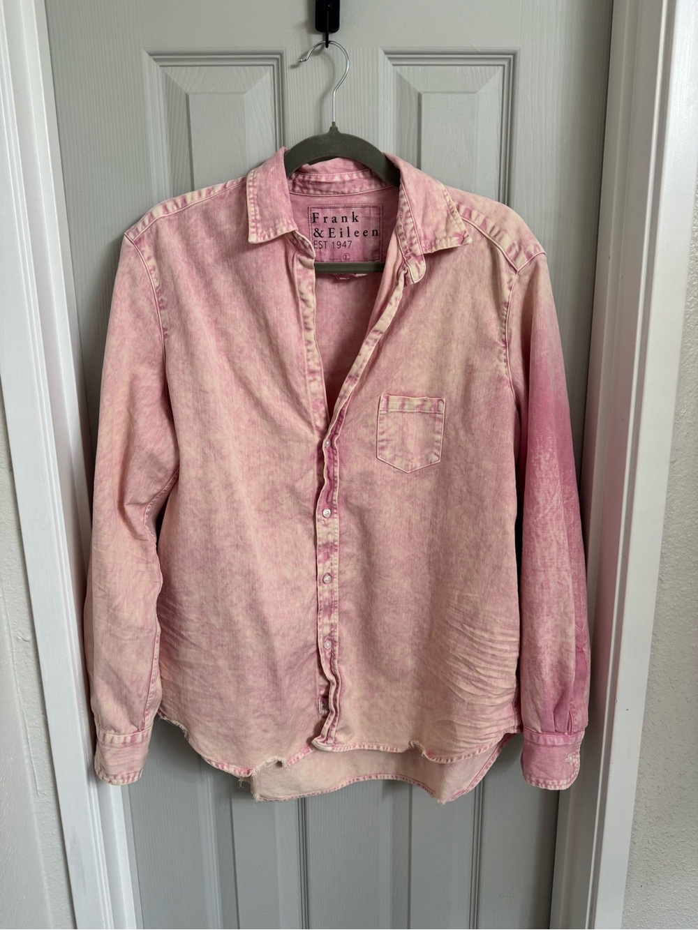 Frank + Eileen — Eileen Shirt — Large — Pink